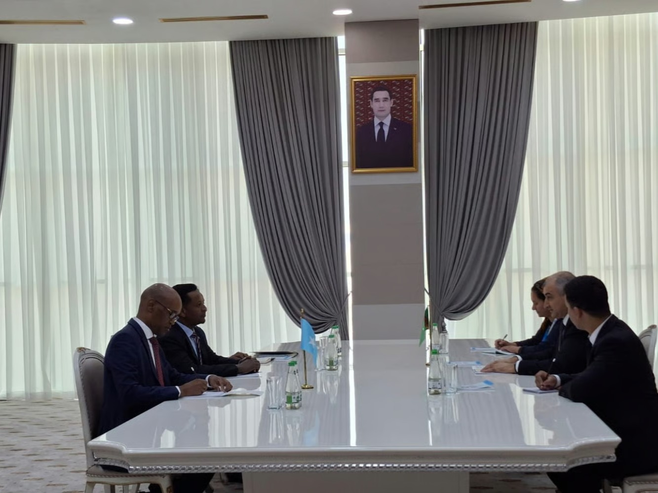 Somalia, Turkmenistan Discuss Closer Political, Trade Ties