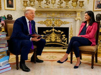 Trump Suggests Ex-Presidents Reunion During Story Time