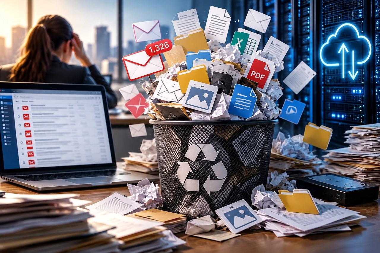Eski e-postalar, gereksiz dosyalar... Dijital çöpün faturası büyüyor