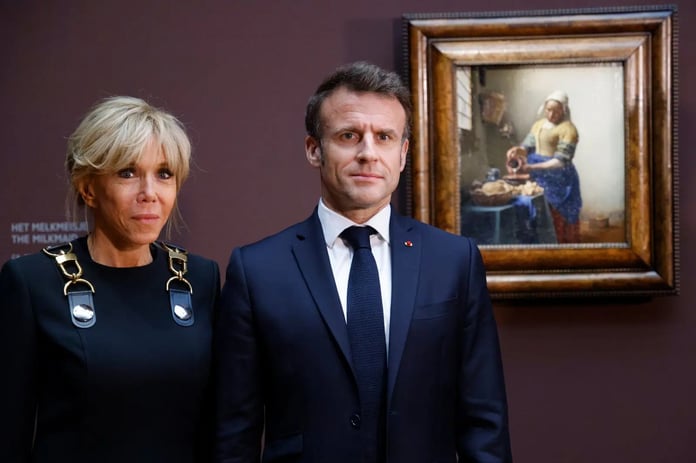 Macron'dan eşinin erkek olduğunu iddia eden yorumcuya dava
