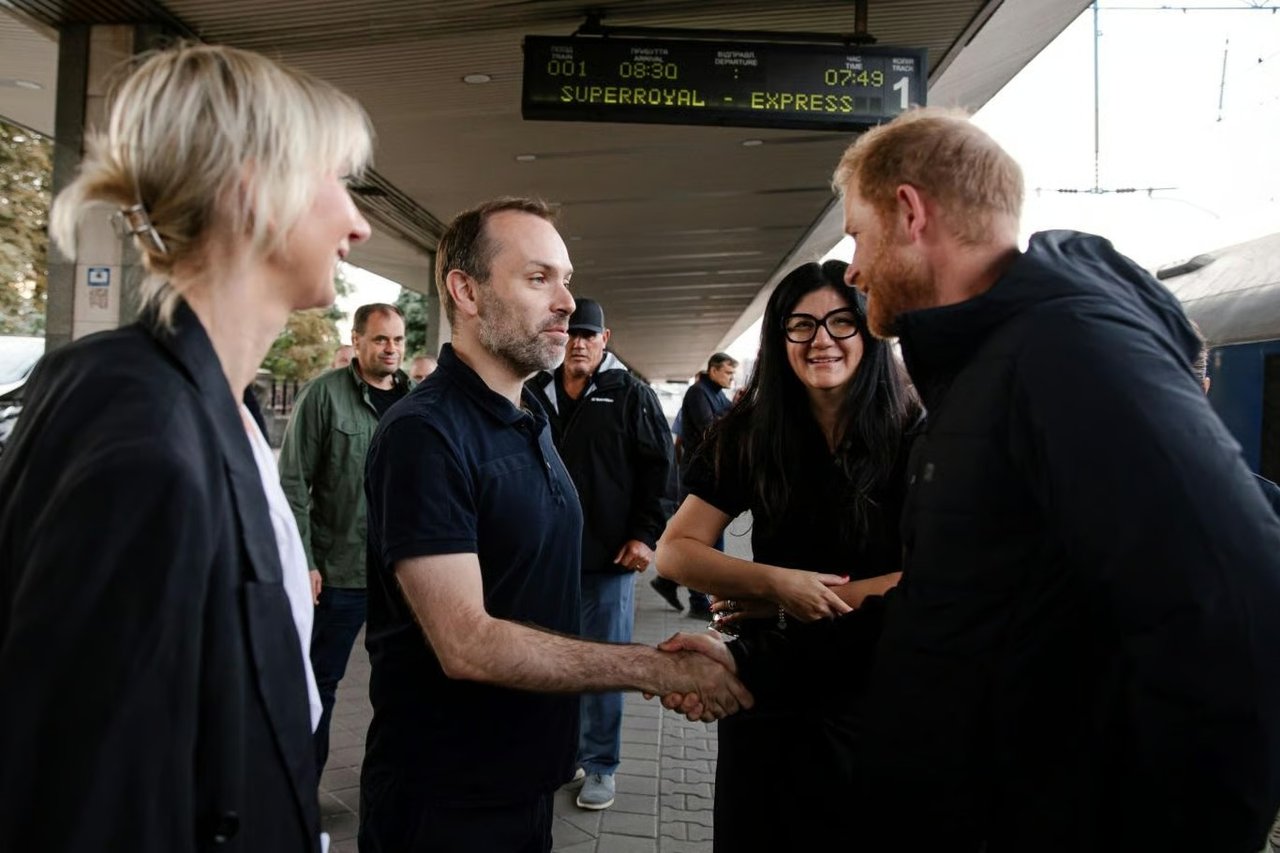 Prens Harry Kiev'e gitti