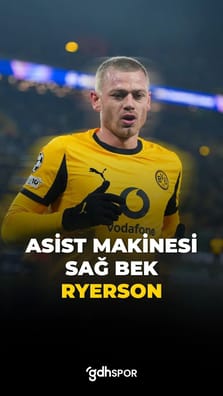 Asist machine sağ bek: Julian Ryerson