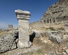 Sillyon Antik Kenti'nde Romalı hayırsever Menodora'nın mezarı bulundu