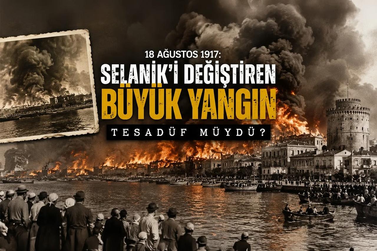 18 Ağustos 1917: Selanik'i değiştiren büyük yangın tesadüf müydü?