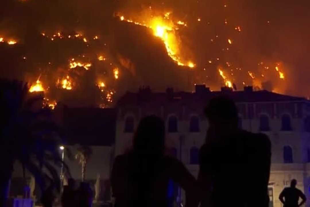 Hırvatistan'da yangın çıkaran 4 kişi gözaltına alındı