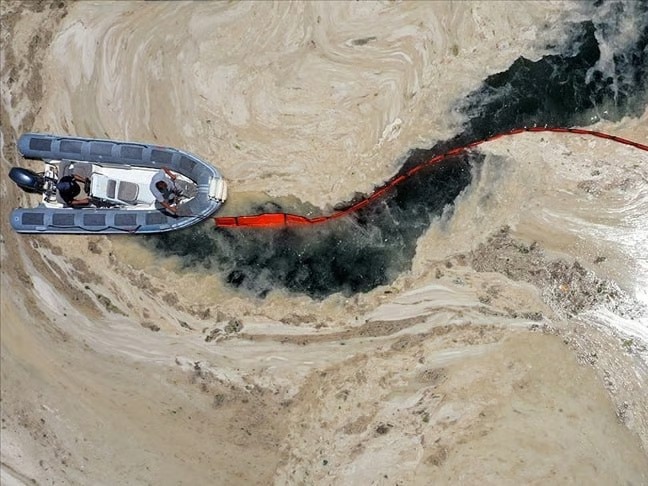 Marmara Havzası'nda müsilaj mücadelesinde 55 tesis kapatıldı