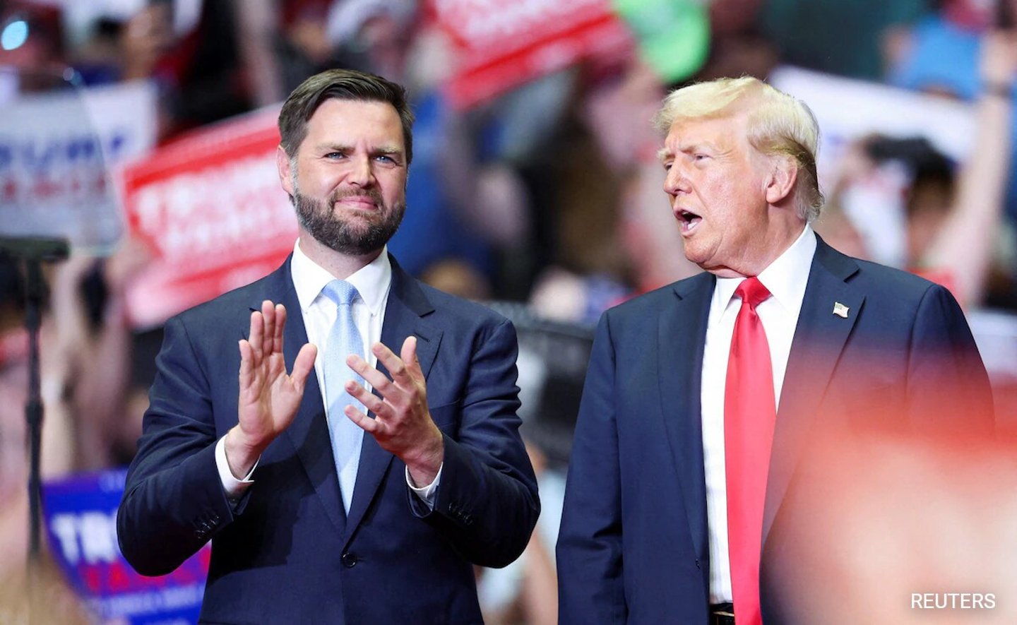 JD Vance ile Donald Trump - Reuters