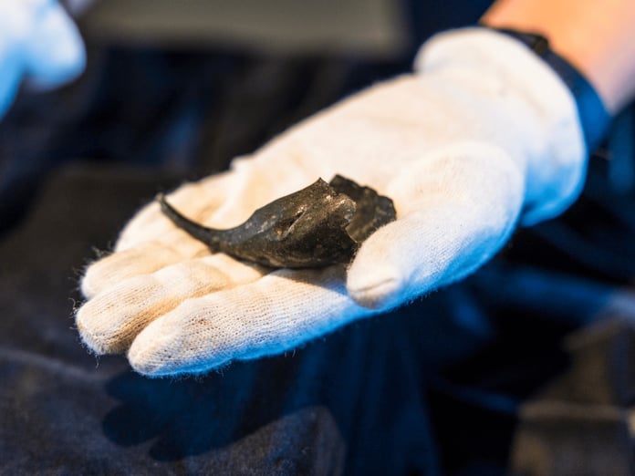 Çek Cumhuriyeti'nde Roma askerinin bronz bilek çantası bulundu