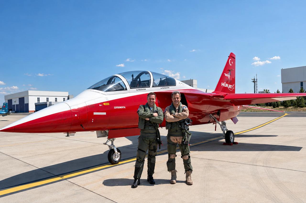 Birleşik Krallık'ın F-35 pilotu Gary Clark HÜRJET ile uçtu