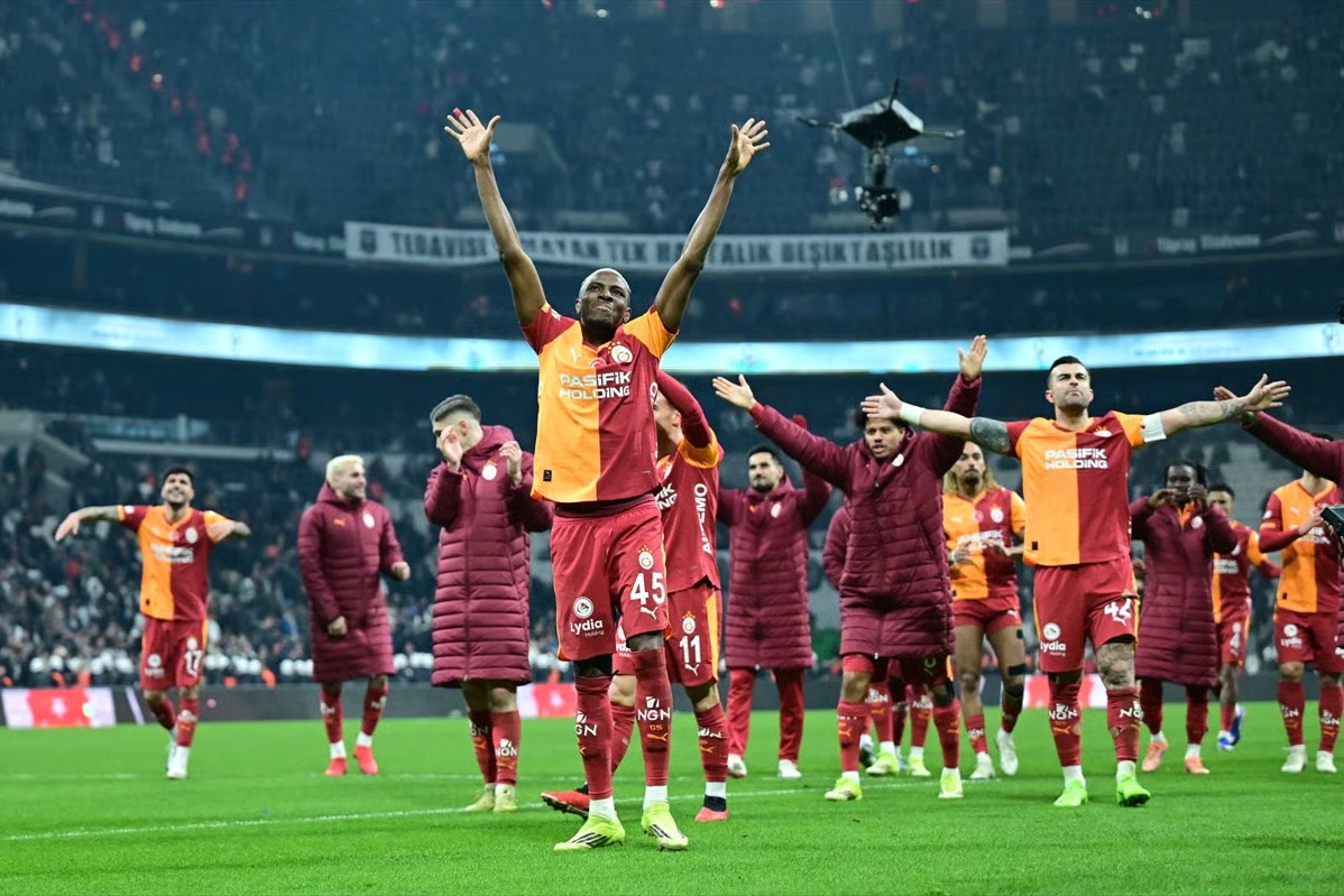Derbide gülen taraf Galatasaray: Tüpraş Stadyumu'nda tek gollü maç