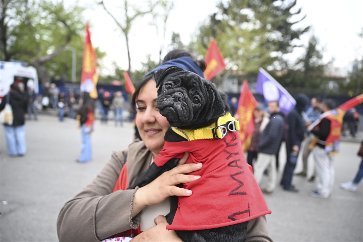 Başkentte 1 Mayıs böyle kutlandı! Doruk Madencilik işçileri de meydandaydı