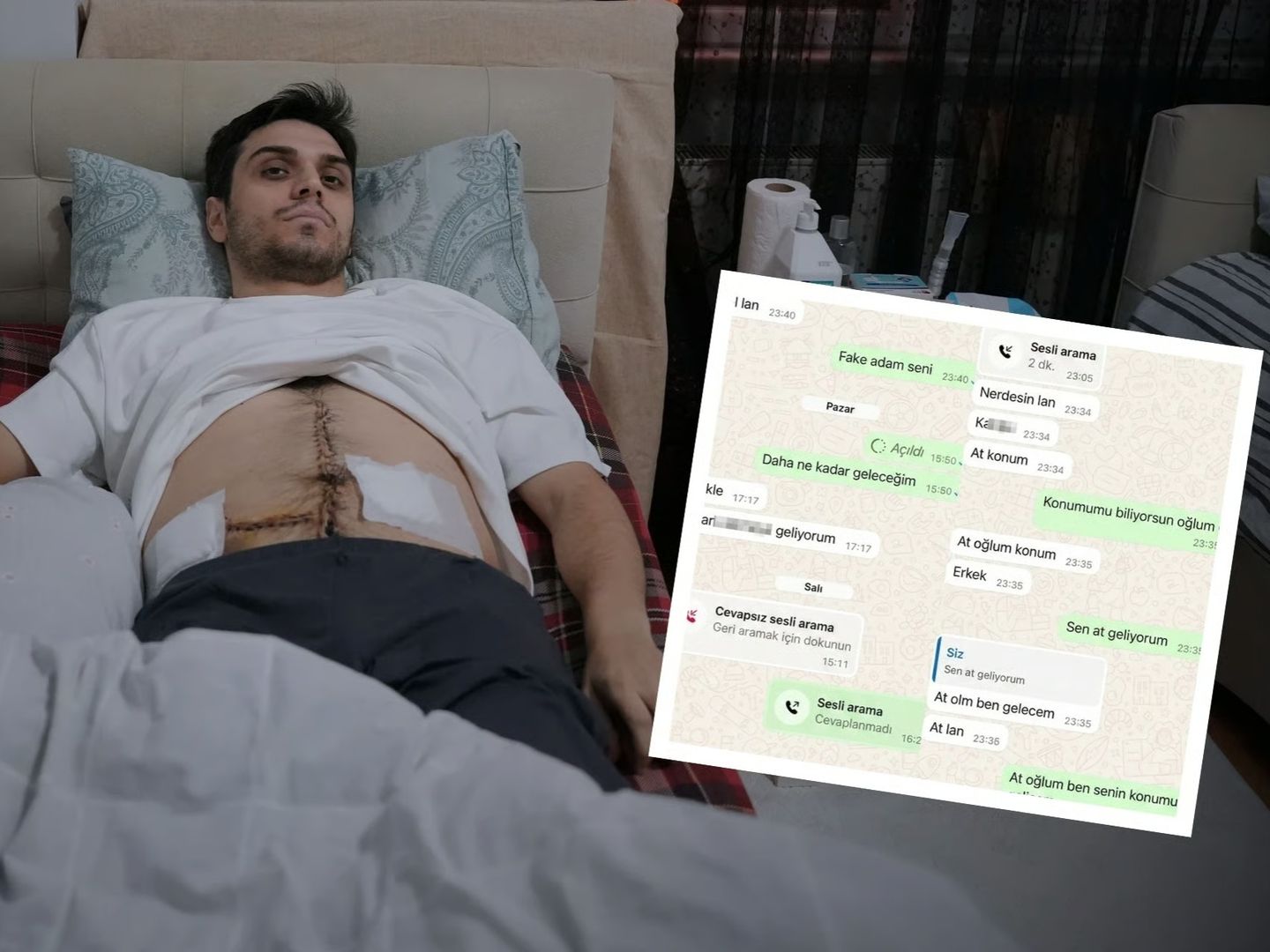 Yardım etmek isterken 6 yerinden bıçaklanmıştı! Tehdit edenler de yakalandı 