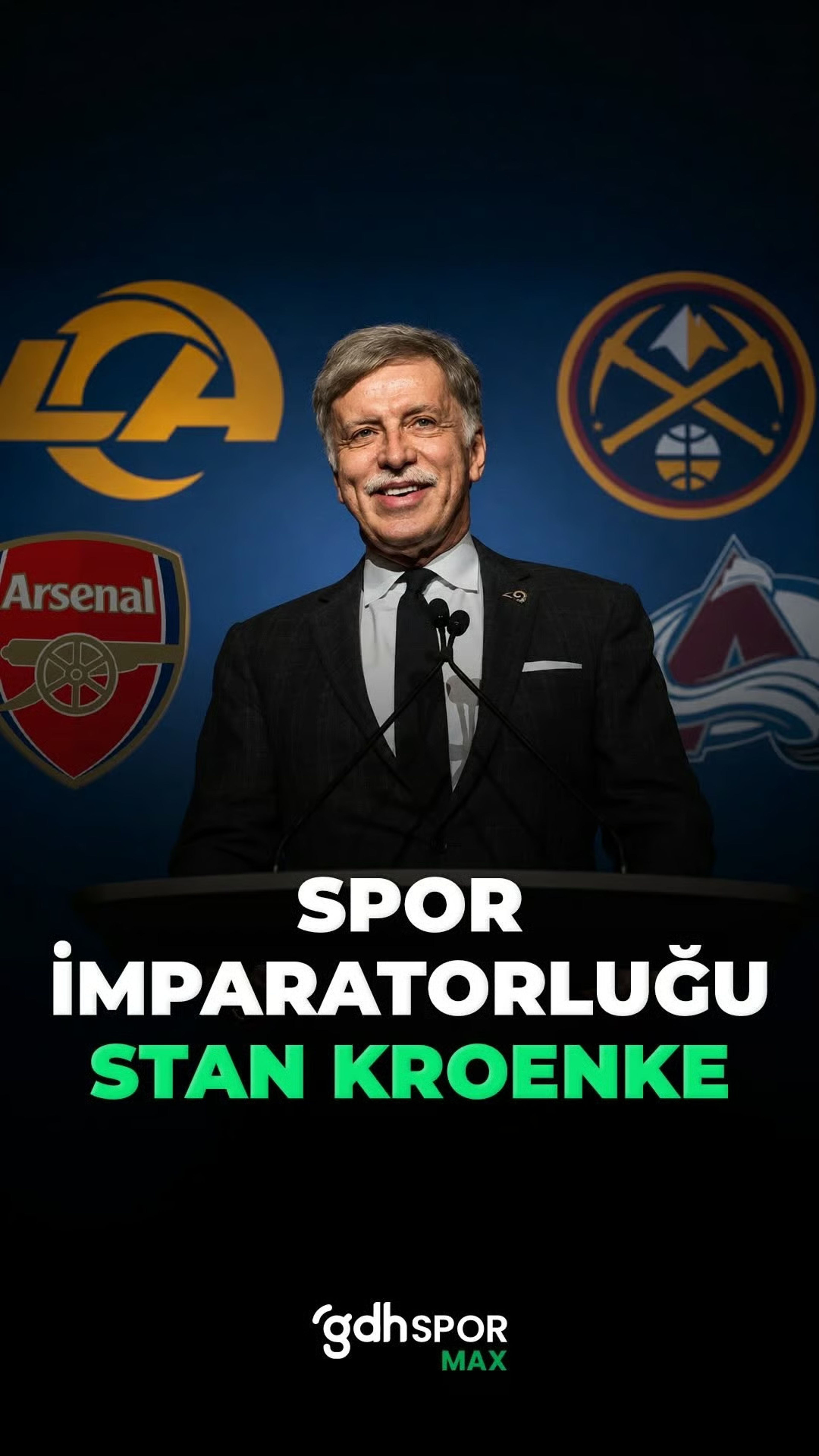 Girdiği her ligde zirvenin sahibi: Stan Kroenke