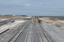 Kayseri'deki 20 milyon dolarlık demir yolu lojistik merkezinin yüzde 70'i tamamlandı