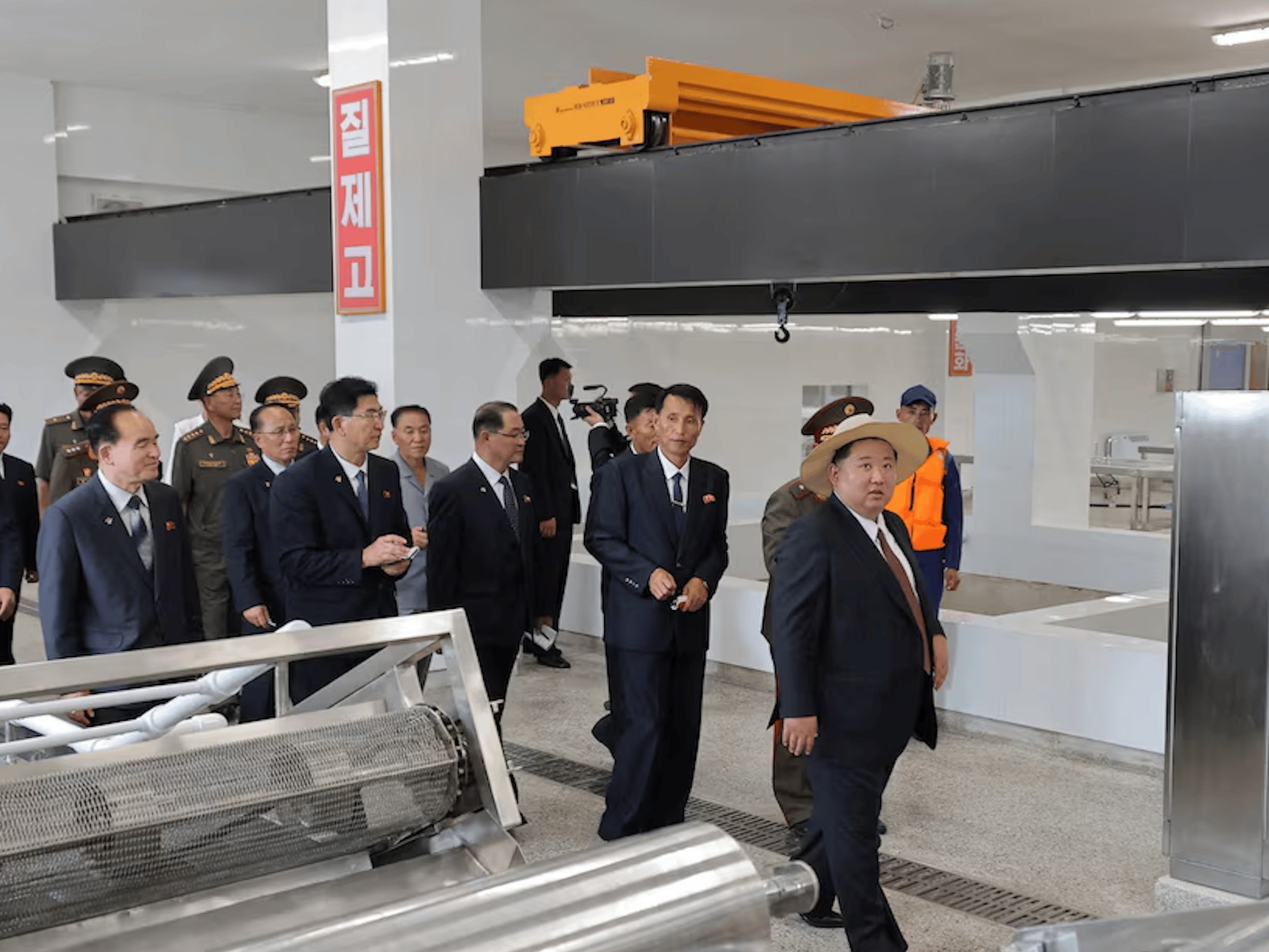 Kim Jong Un Showcases Missile Factory Before Beijing Parade