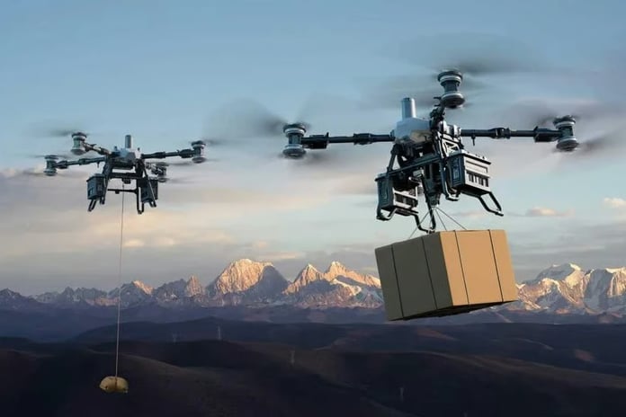 Çin, yüksek irtifa lojistik görevleri için yeni DJI FC100 ağır yük İHA'sını tanıttı
