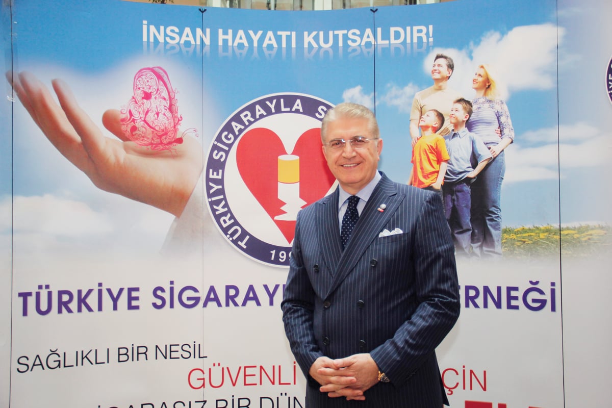 Türkiye Sigarayla Savaş Derneği (TSSD) Genel Başkanı Prof. Dr. Mustafa Aydın - İHA