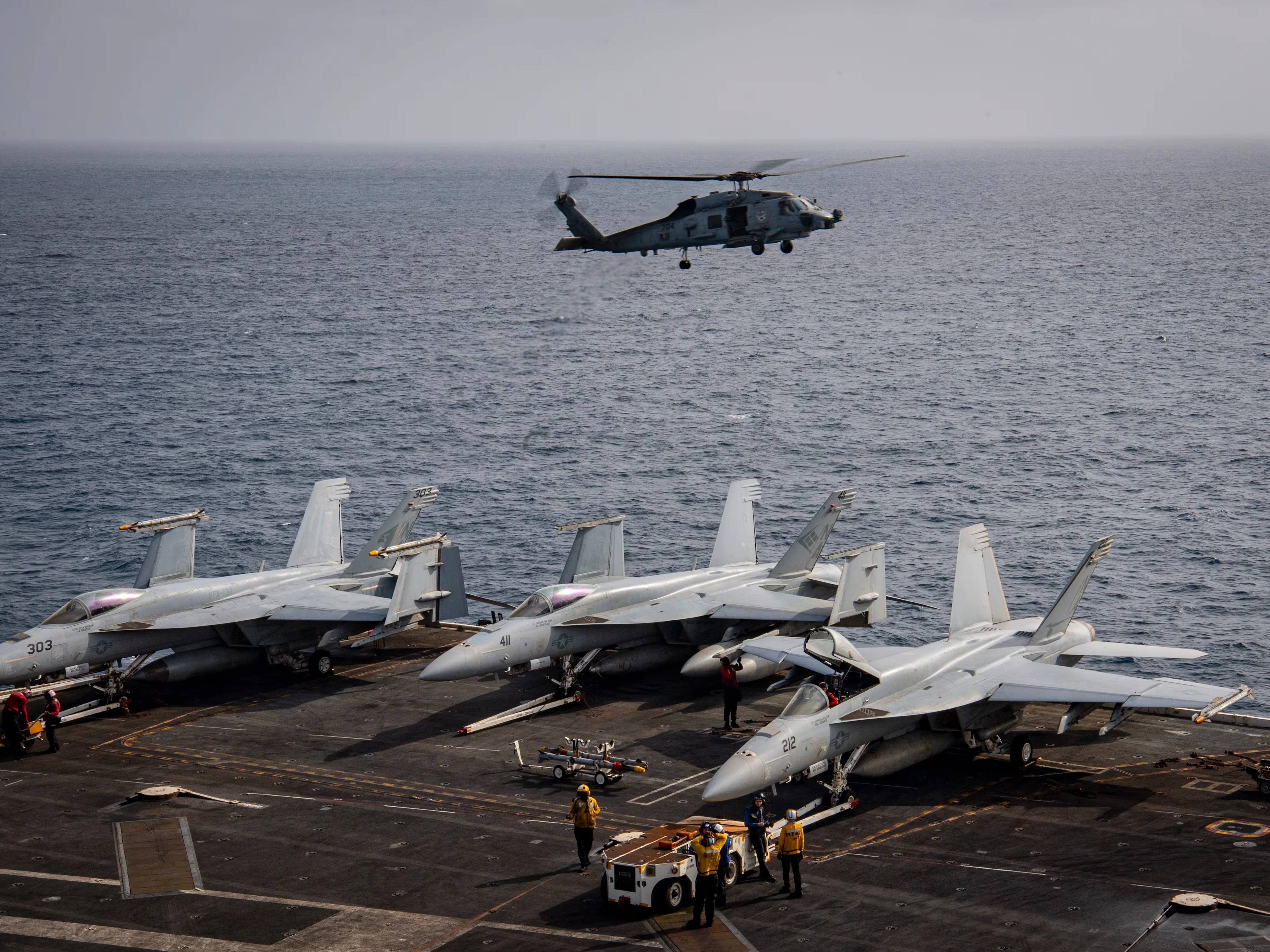 U.S. Navy Jet, Helicopter Crash in South China Sea