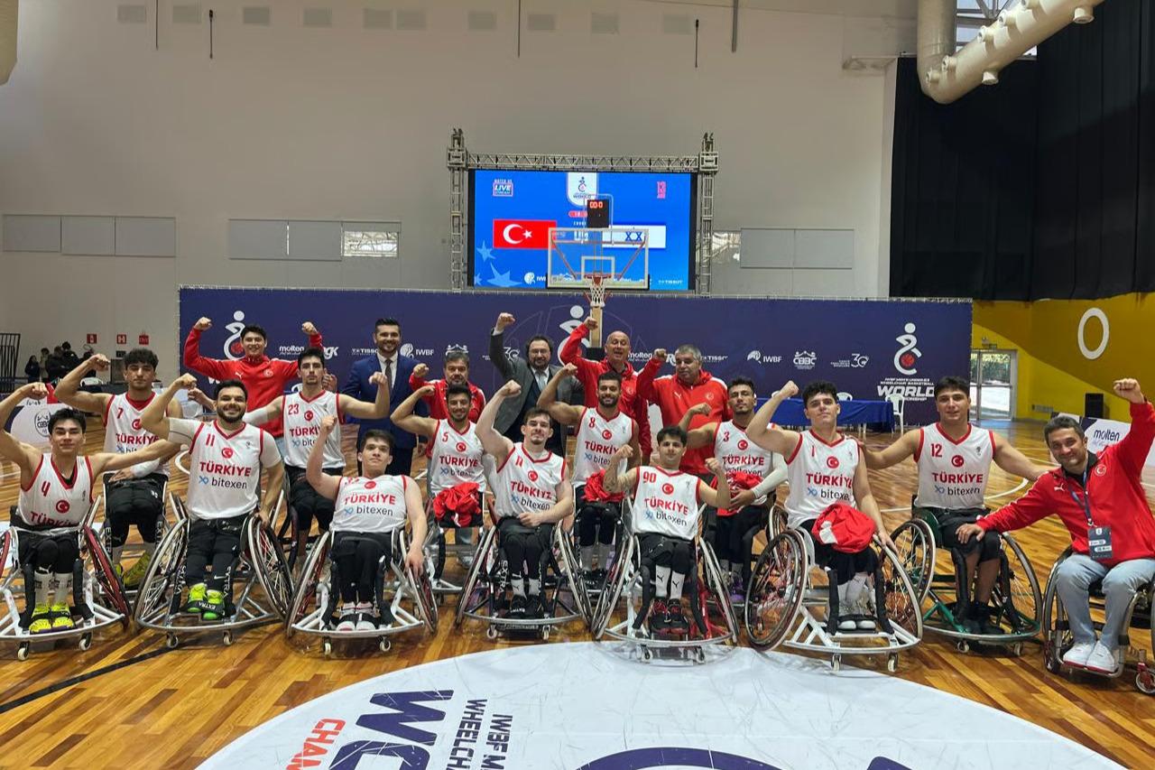 23 Yaş Altı Tekerlekli Sandalye Basketbol Dünya Şampiyonası'nda milliler yarı finalde: ABD'yi geçip yarı finale yükseldiler
