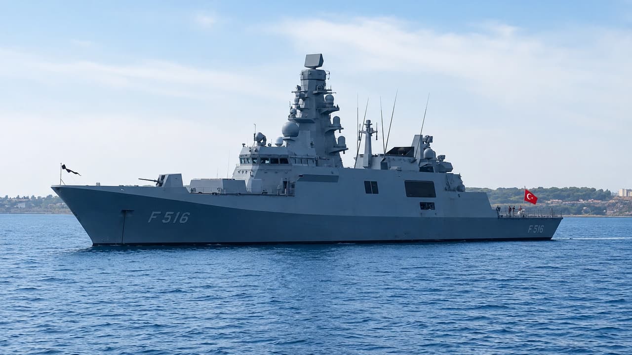 Türk Deniz Kuvvetleri için inşa edilen F-516 İZMİR deniz kabul testlerine başladı