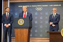 Trump, 2028 Los Angeles Olimpiyatları'na katılacak trans sporcular için sıkı test şartı getirdi