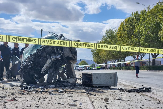 Konya'da öğretmenin ölümüne 25 yıl hapis istemi: 229 km hızla çarptı, fren izi yok 
