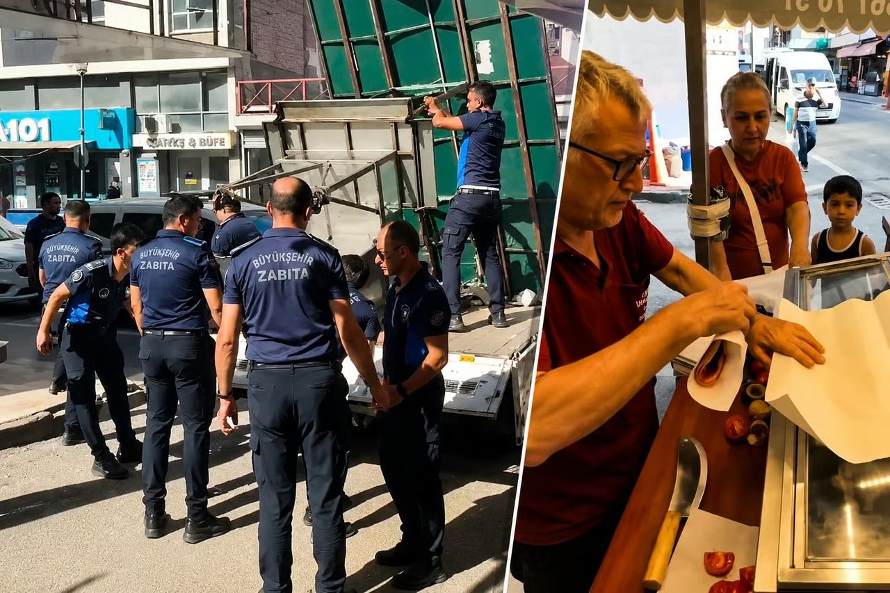 Adana'da 2 lahmacun tartışması: Zabıta tezgâhı kaldırdı