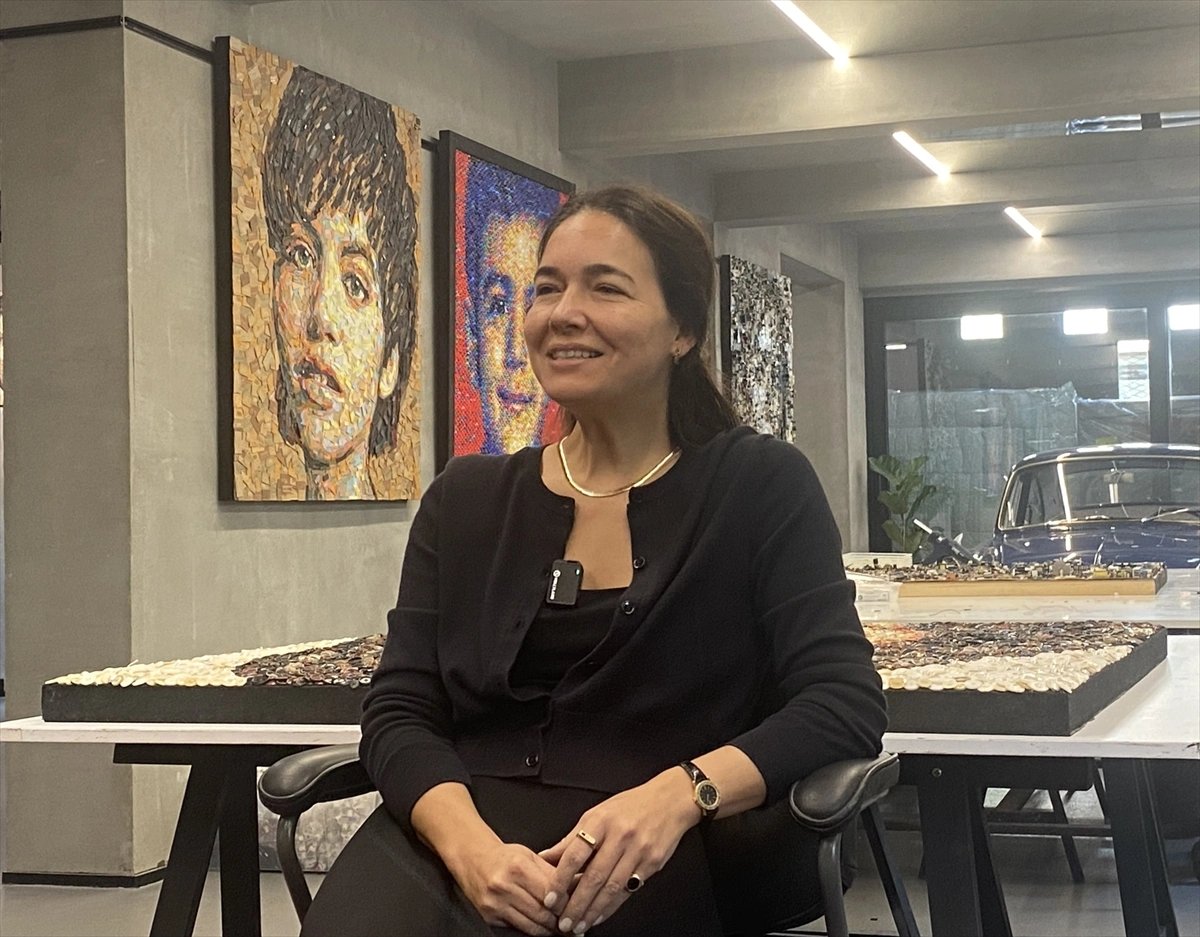 Atık malzemeler sanat eserine dönüşüyor