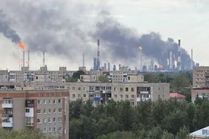 Ukraine Hits Russia's Largest Oil Refinery in 2,700km Strike
