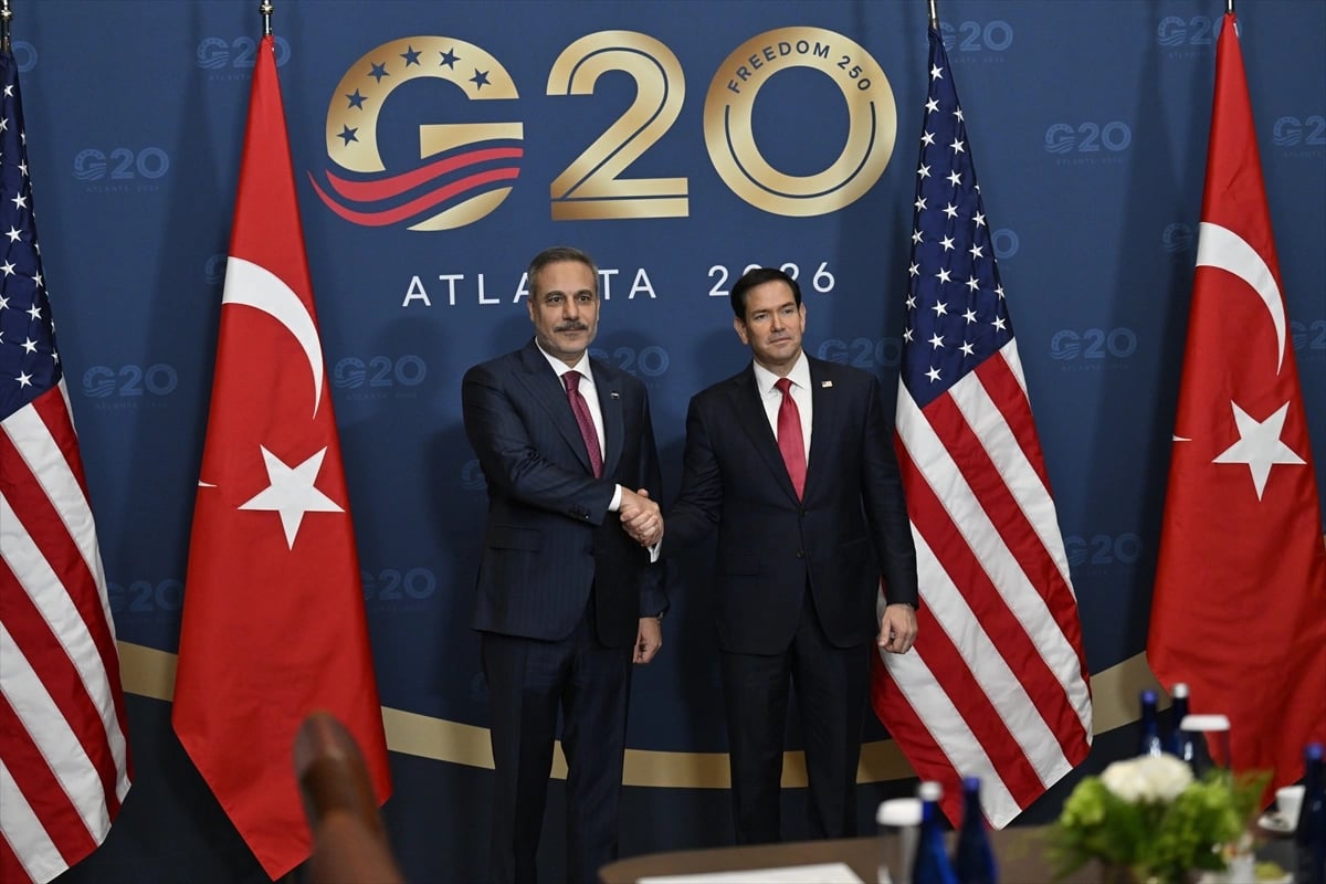 Dışişleri Bakanı Hakan Fidan ve ABD Dışişleri Bakanı Marco Rubio - AA