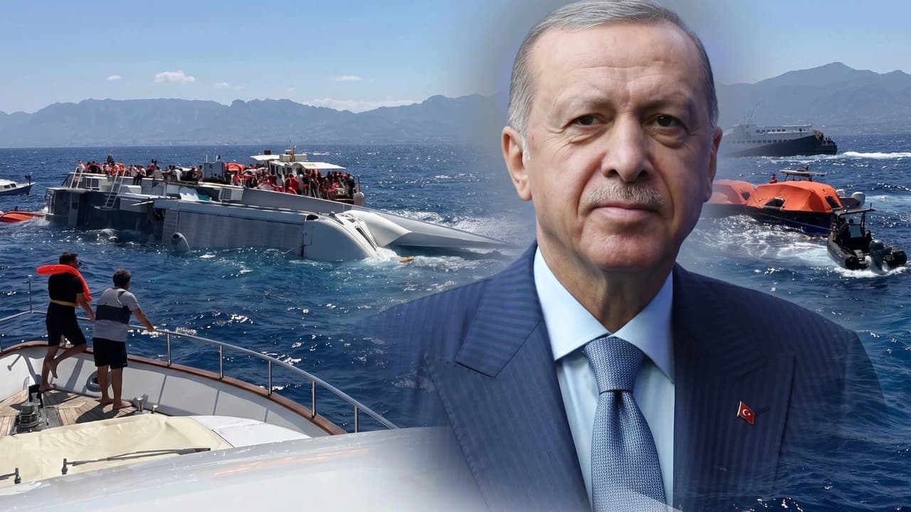 Cumhurbaşkanı Erdoğan'dan Girne'de batan gemiyle ilgili ilk açıklama 