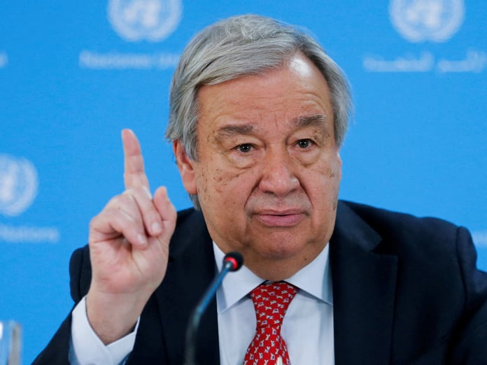 Guterres İsrail'in Batı Şeria'yı bölme planına karşı