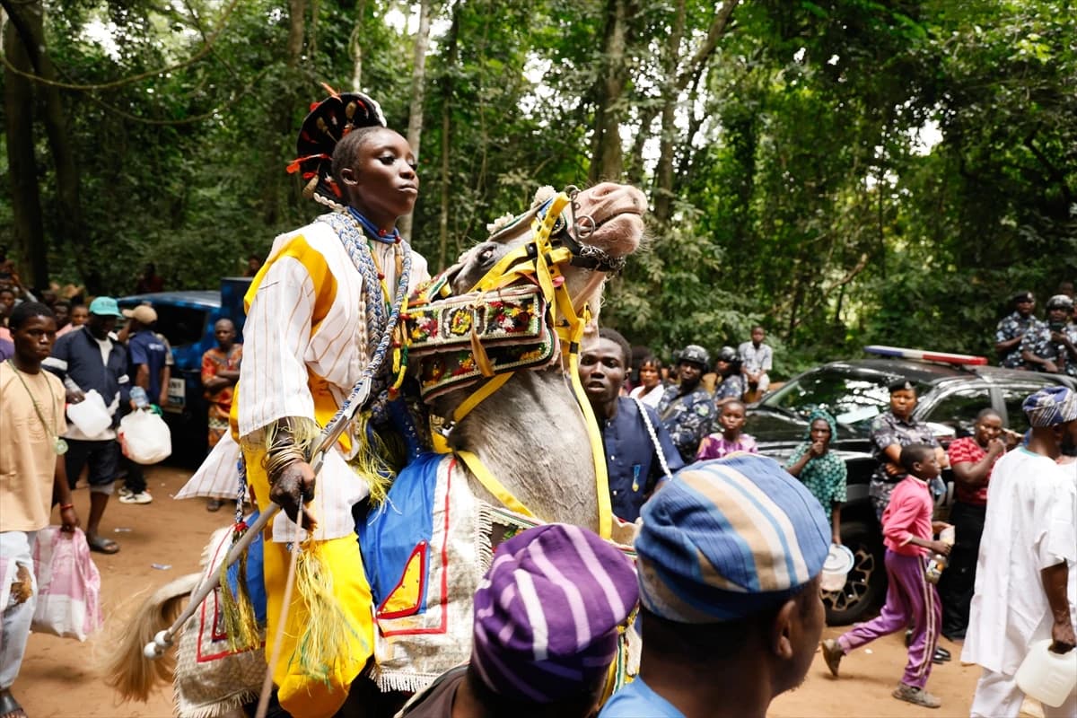 Nijerya’da 600 yıllık mistik gelenek: Osun-Osogbo Festivali tamamlandı