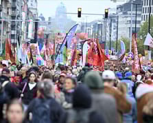 Belçika'da 3 günlük grev hayatı durma noktasına getirdi