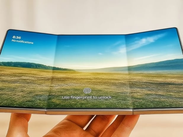 Samsung'dan rakiplere şok! 3'e katlanan telefon geldi: Galaxy Z Trifold