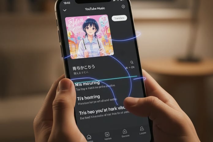 Youtube Music, şarkı sözlerini anlık çeviri özelliğini test ediyor