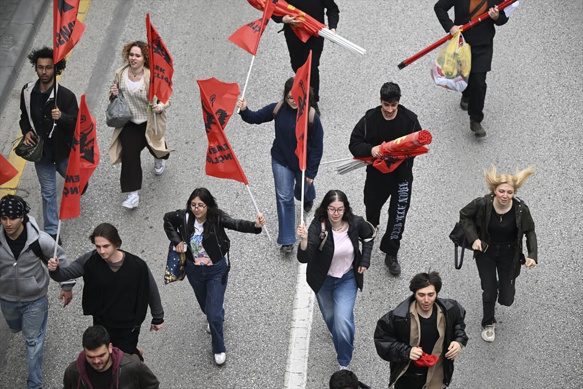 Başkentte 1 Mayıs böyle kutlandı! Doruk Madencilik işçileri de meydandaydı