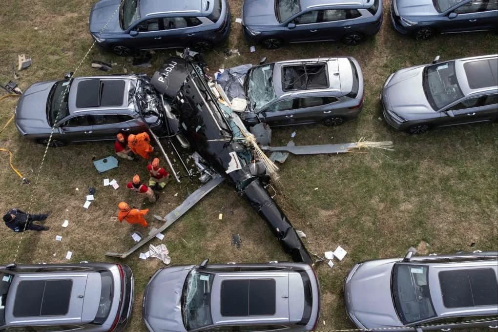 Brezilya'da helikopter kazası: 6 ölü