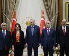 Cumhurbaşkanı Erdoğan ile Dem Parti İmrali Heyeti görüştü