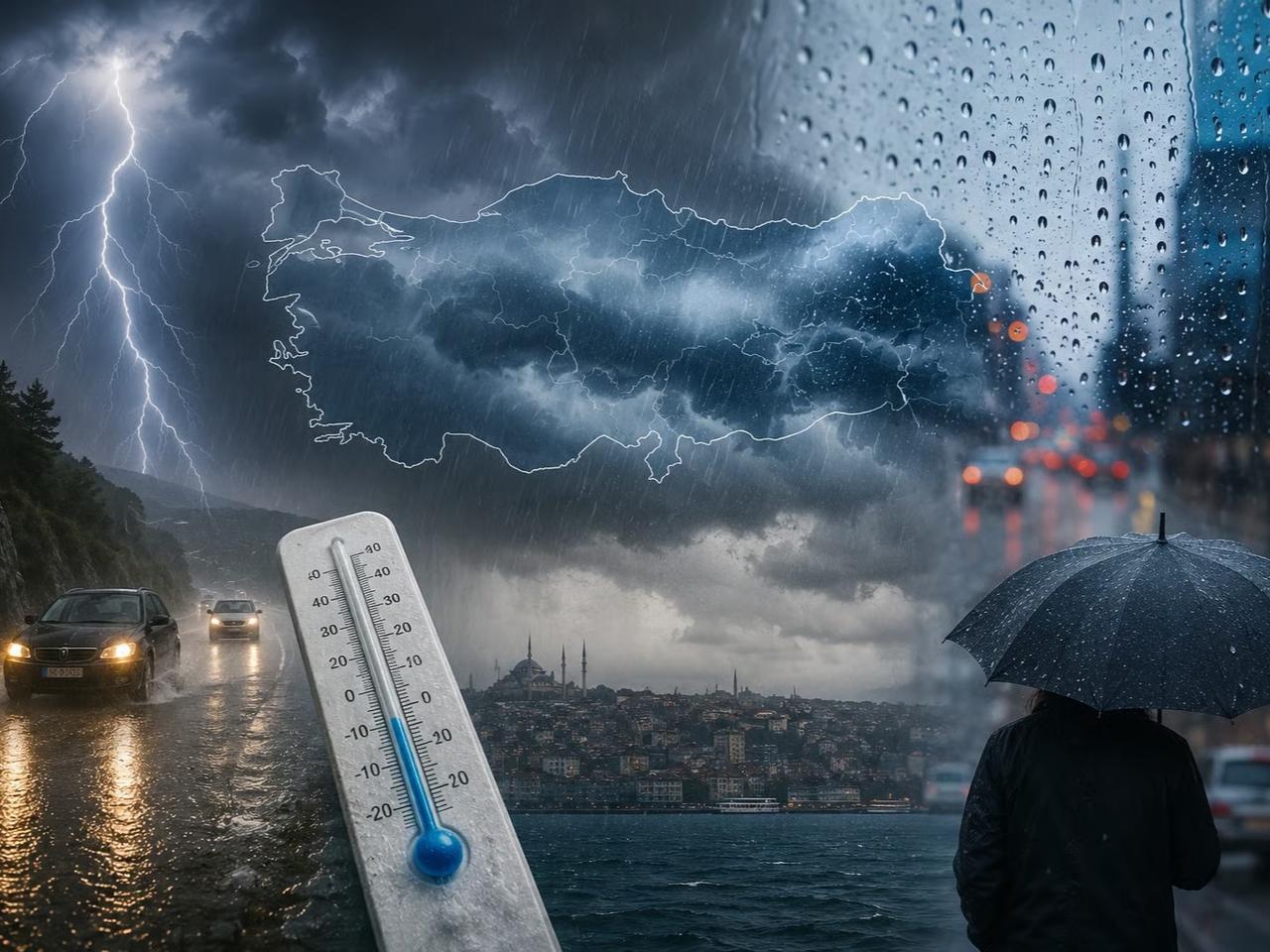İstanbul'da kum fırtınası sonrası sağanak geliyor!