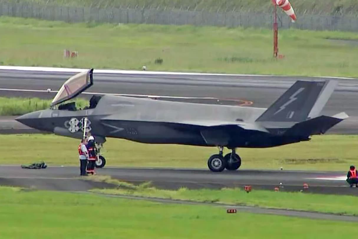 F-35B teknik sorunla geri dönemiyor