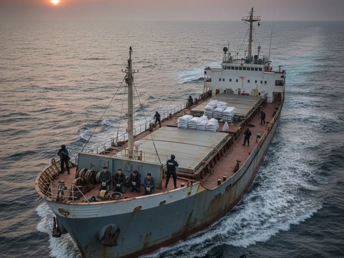 Okyanusta uyuşturucu gemisi: 4 Türk mürettebat yakalandı 