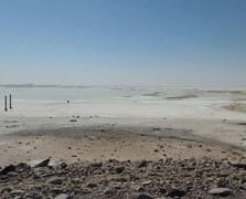 İran'daki Urumiye Gölü kurudu