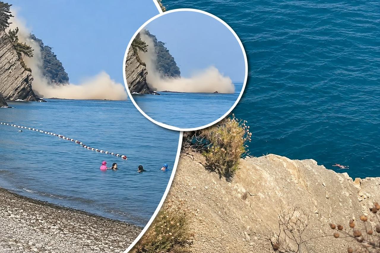 Mudanya'da korkutan toprak kayması! Denize kadar ulaştı