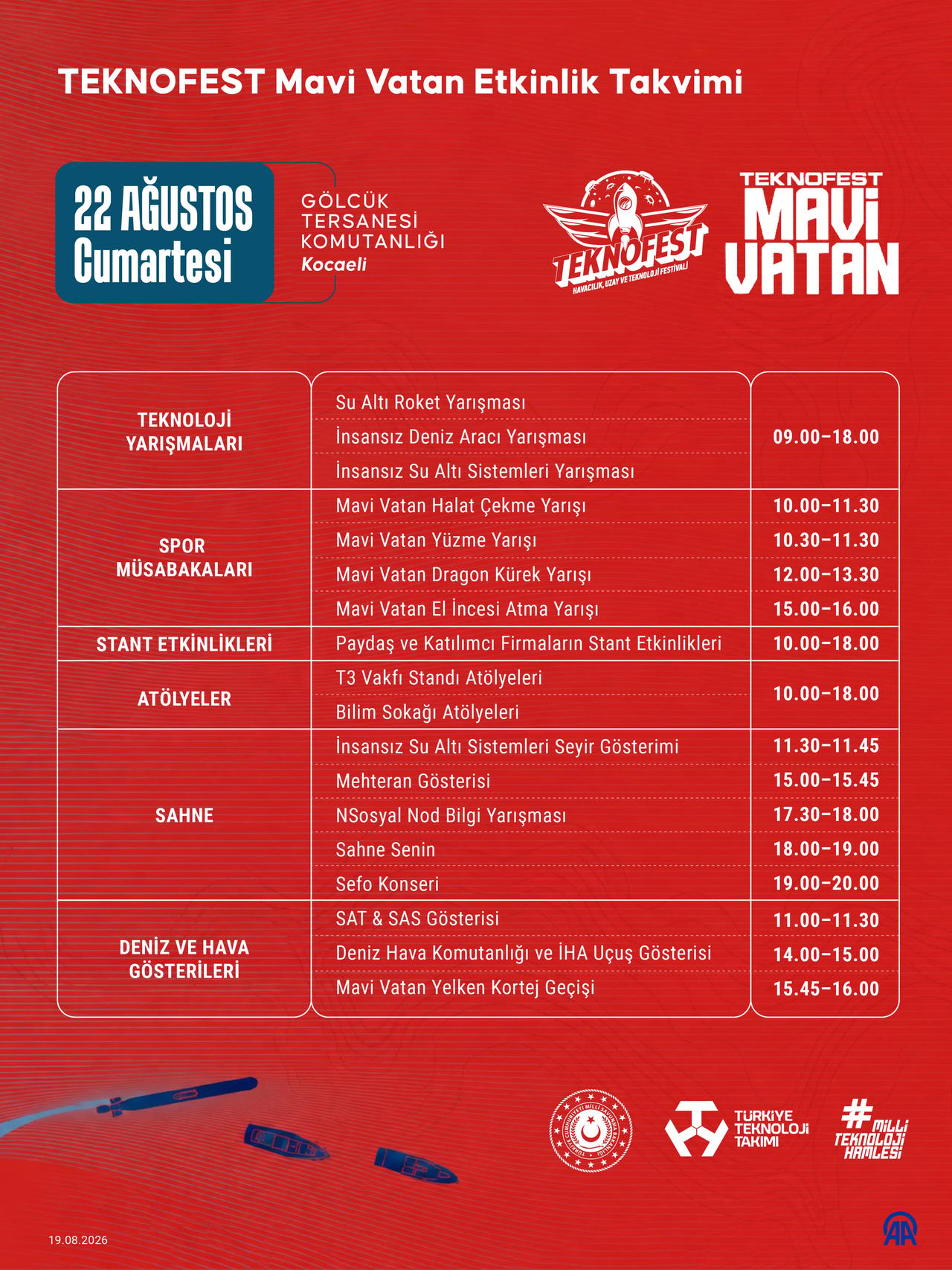 22 Ağustos