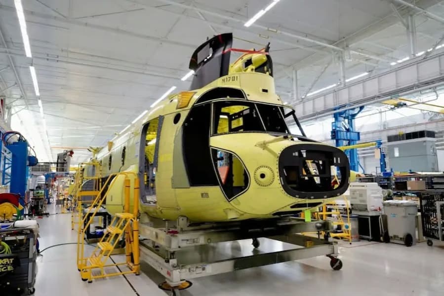 Almanya’nın Chinook üretimi başladı