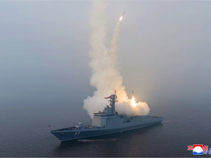 Kuzey Kore yeni destroyerinden seyir füzesi test etti