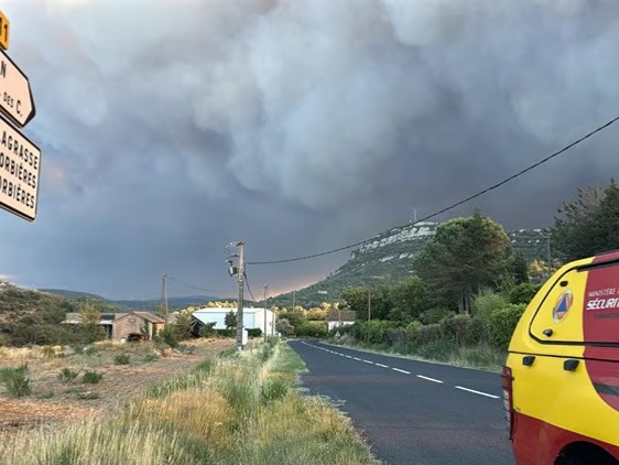 Fransa orman yangınları ile mücadele ediyor