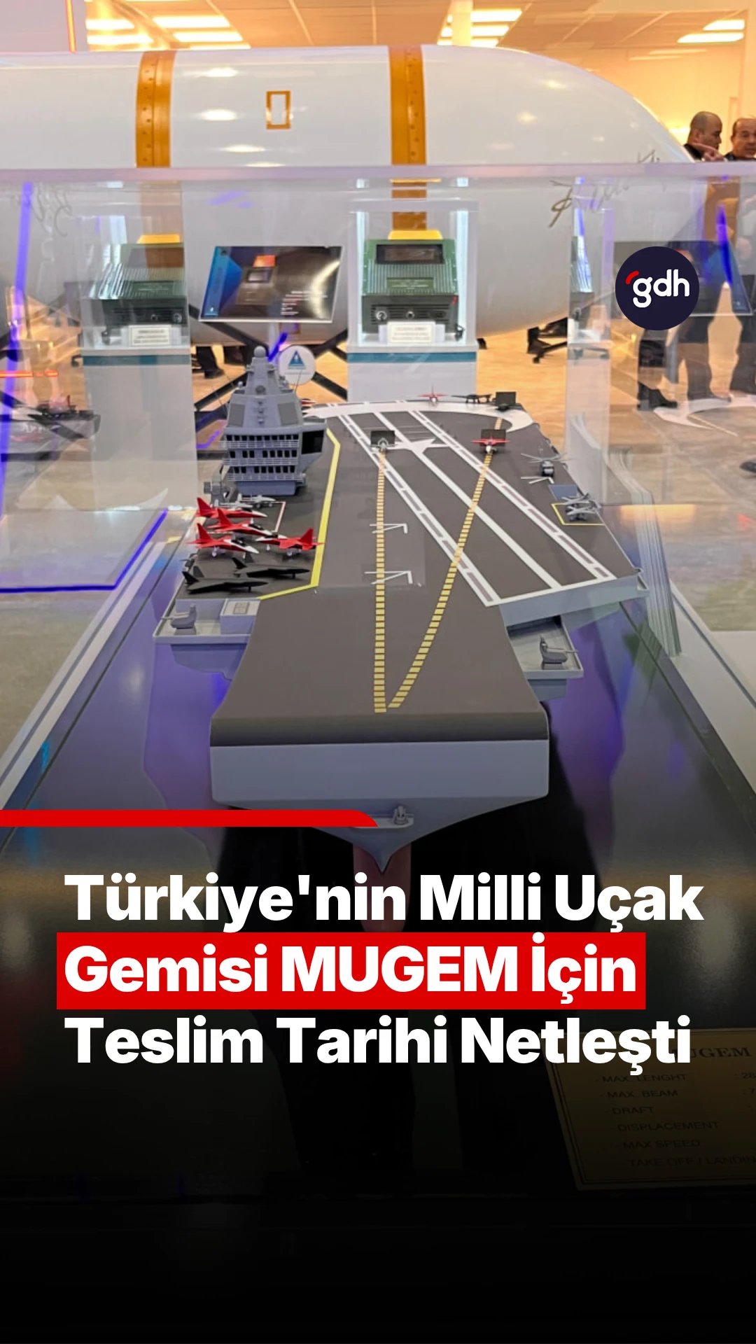 Türkiye'nin milli uçak gemisi MUGEM için teslim tarihi netleşti