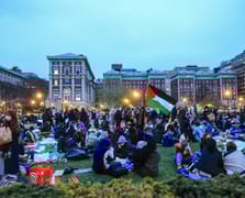 Filistin yanlısı gösterilerin düzenlendiği üniversite hedefte